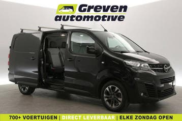 Opel Vivaro-e L3H1 75 kWh  Snelladen  Dubbele Cabine  SOH, Automaat, Zwart, Elektrisch, Opel