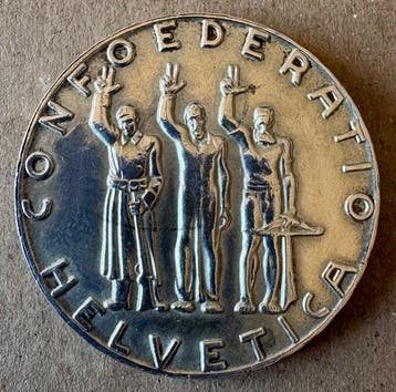 Zwitserland. 5 Francs ND (1941) / 650th Anniversary of the