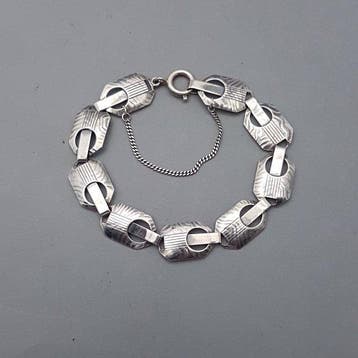 Zilver, Art Deco, Laurin - Armband