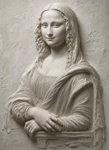 Le Perle - [XL] La Gioconda Eterna – Sculpted Renaissance, Antiek en Kunst, Kunst | Designobjecten