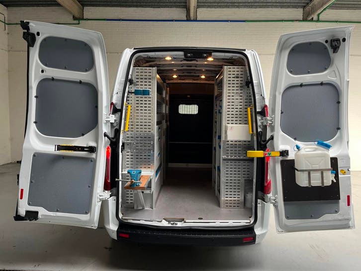 Ford Transit Custom SERVICEWAGEN LANG/ HOOG 320 2.0 TDCI EUR, Auto's, Bestelauto's, Dealer onderhouden, Lease, Overige kleuren