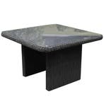 Bilbao premium lounge-diningtafel 110x110xH70 cm antraciet, Tuin en Terras, Tuintafels, Ophalen of Verzenden, Nieuw