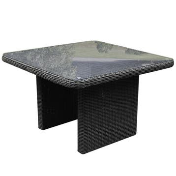 Bilbao premium lounge-diningtafel 110x110xH70 cm antraciet, Ophalen of Verzenden, Nieuw