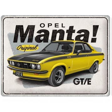 Opel Manta reclamebord, Ophalen of Verzenden, Nieuw