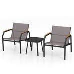 LIVSK 3-delige Tuinmeubelset - Stevige Metalen Constructie -, Tuin en Terras, Verzenden, Nieuw
