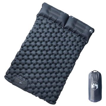 vidaXL Kampeermatras met kussens zelfopblazend 2-persoons, Verzenden, Nieuw