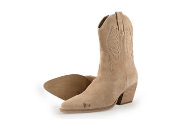 Shoecolate Cowboy laarzen in maat 41 Beige, Shoecolate, Verzenden, Beige, Zo goed als nieuw