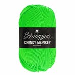 Scheepjes Chunky Monkey 100g - 1259 Neon Green, Verzenden, Nieuw