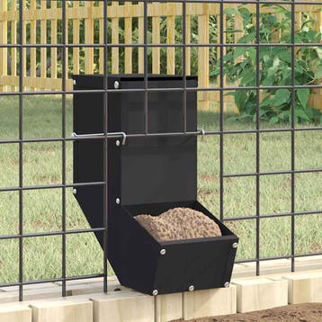 vidaXL Konijnenvoer Zwart 12,5 x 26 x 28,5 cm 1 kg, Dieren en Toebehoren, Verzenden, Nieuw