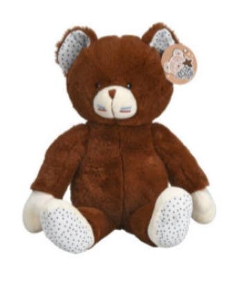 Teddybeer pluche Donkerbruin 46cm (Knuffels, Speelgoed), Verzenden, Nieuw