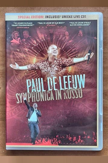 Paul de Leeuw Symphonica in Rosso DVD Paul de Leeuw 2007, Verzenden, Nieuw in verpakking