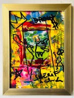David Harianna (1978) - Esclusiva Opera dArte Pop Art: Gold, Nieuw