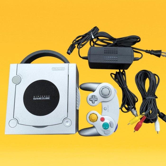 Nintendo - Gamecube - Nintendo GameCube Silver Console Set, Spelcomputers en Games, Spelcomputers | Overige Accessoires