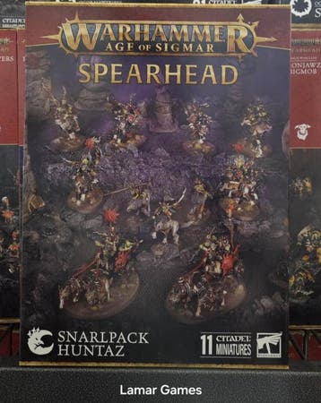 Spearhead Gloomspite Gitz Snarlpack Huntaz (Warhammer Age of, Hobby en Vrije tijd, Wargaming, Ophalen of Verzenden, Nieuw