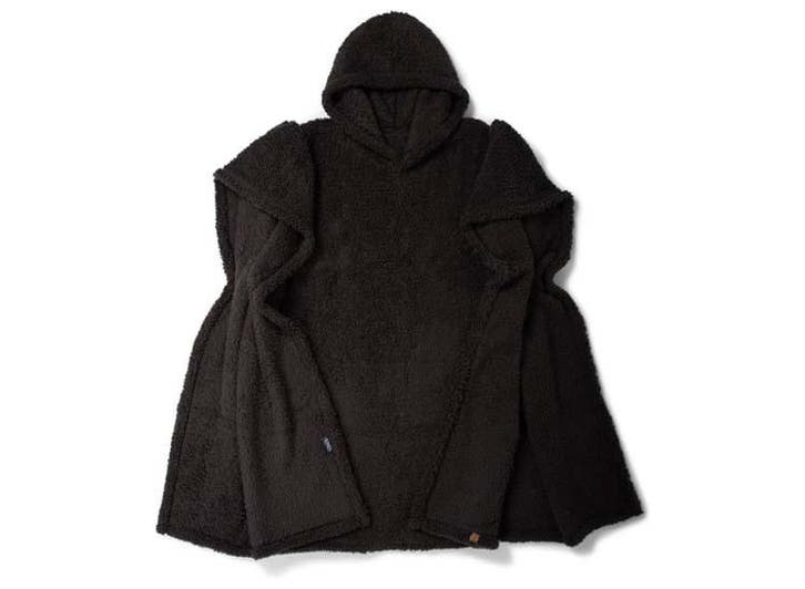 SENZA Teddy Warmte deken - Hoodie - Unisex - Antraciet, Huis en Inrichting, Woonaccessoires | Plaids en Woondekens, Nieuw, Verzenden