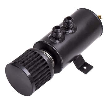 0.75L Aluminium Oil Catch Can met Luchtfilter + AN10 Hose..., Verzenden, Nieuw, Universele onderdelen