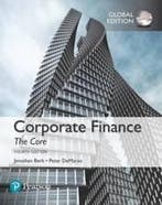 Corporate Finance The Core Global Edition 9781292158334, Verzenden, Zo goed als nieuw