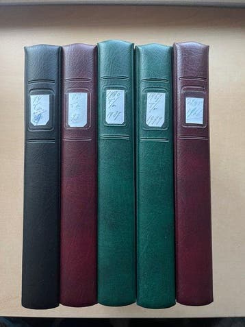 Nederland 1945/2000 - Verzameling in 5 Lindner Albums, Gestempeld