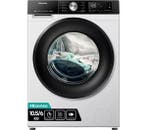 Hisense WD3S1043BW3 - Was-droogcombinatie - 10 kg wassen - 6, Ophalen of Verzenden, Nieuw, 85 tot 90 cm