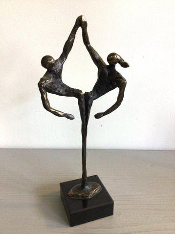 Corry Ammerlaan - sculptuur, “ Happy together “ - 20 cm -, Antiek en Kunst