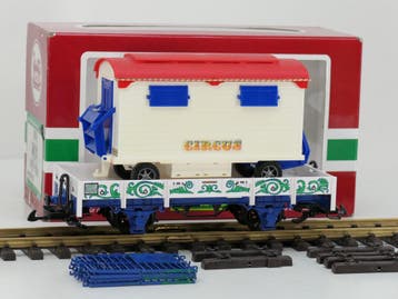 LGB 41370 Circus kassa wagen & Wilde dieren verblijf., Overige typen, Ophalen of Verzenden, Zo goed als nieuw, LGB