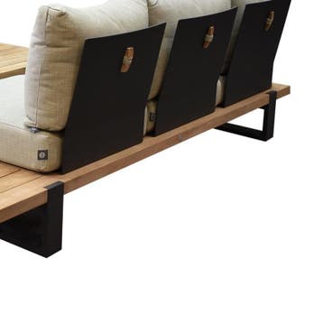 SUNS Nardo hoek loungeset 3 delig soft grey mixed weave /, Ophalen of Verzenden, Nieuw