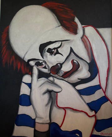 George van Herwaarde (1938-2011) - Pierrot - De wit