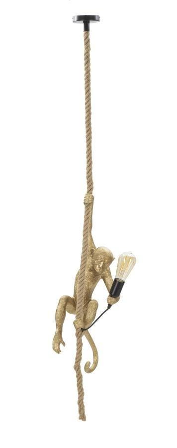 PLAFONDLAMP AAP GOUD CM Ø 27X32X60, Ophalen of Verzenden, Nieuw