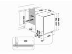 Bauknecht B2I HKD526 A - Volledig geïntegreerde vaatwasser -, Witgoed en Apparatuur, Vaatwasmachines, Verzenden, Zo goed als nieuw