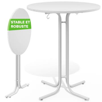 Statafel Wit 110x80cm opklapbaar (Statafels, Tafels-Stoelen), Verzenden, Nieuw