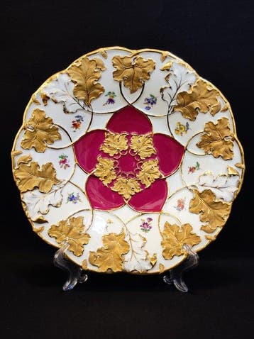 Meissen - Schotel - Prunkschale/Prunkteller Ø 28,2 cm, Antiek en Kunst