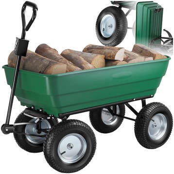 Transportkar Tummi met luchtbanden draagkracht 300kg - groen, Verzenden, Nieuw