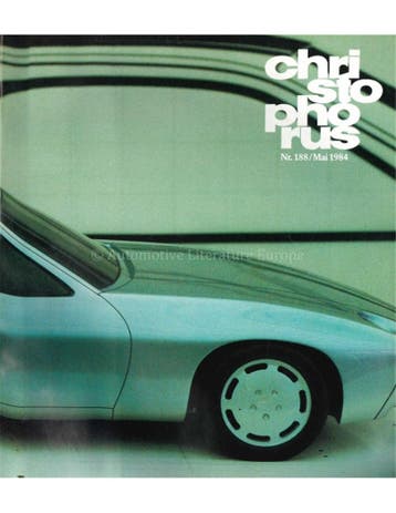 1984 PORSCHE CHRISTOPHORUS MAGAZINE 188 DUITS, Nieuw, Porsche, Author