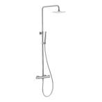 Opbouw regendouche 25cm hoofddouche thermostatisch chroom, Verzenden, Nieuw