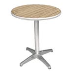 Ronde Horeca Tafels met houten Blad 80 cm, Verzenden, Nieuw in verpakking