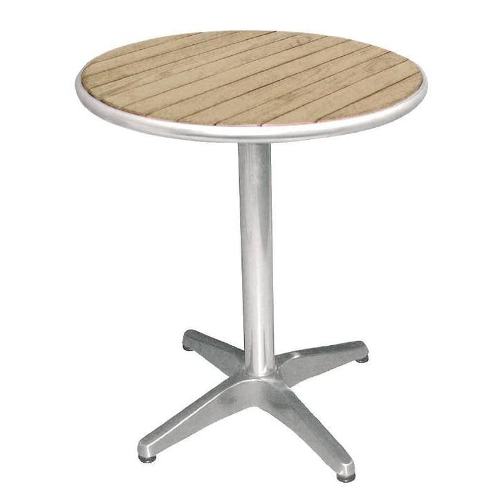 Ronde Horeca Tafels met houten Blad 80 cm, Zakelijke goederen, Horeca | Keukenapparatuur, Verzenden