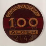 Algérie Algier Staedtisches Casino Token 100, Verzenden