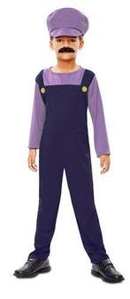 Waluigi kostuum kind, Verzenden, Nieuw, Feestartikel