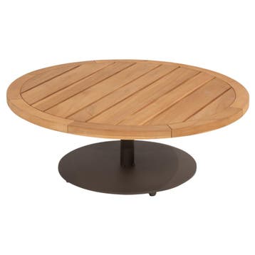 Volta lounge tuintafel met middenpoot 80xH30 cm aluminium, Tuin en Terras, Tuintafels, Ophalen of Verzenden, Nieuw