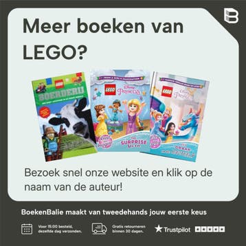 Lego boek - informatief - Mega Haaien - een lego avontuur in, Verzenden, Gelezen, LEGO