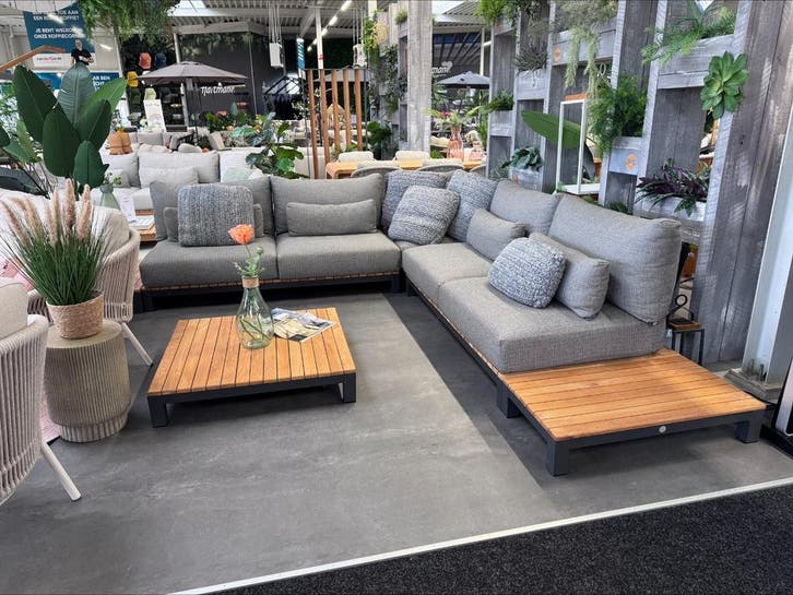 Suns Evora loungeset light anthracite (6-delig) - SHOWMODEL, Tuin en Terras, Tuinsets en Loungesets, Loungeset, Zo goed als nieuw
