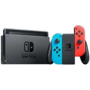 Nintendo Switch Console Set Blauw / Rood (Third Party Con..., Spelcomputers en Games, Ophalen of Verzenden, Zo goed als nieuw