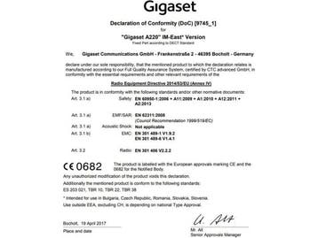 Gigaset A220 Duo v2 - Duo DECT telefoon - Eenvoudige, Verzenden, Zo goed als nieuw