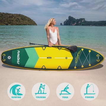 Opblaasbaar Stand Up Paddle Board Funwater 350cm - 200kg Cap, Watersport en Boten, Golfsurfen, Verzenden, Nieuw