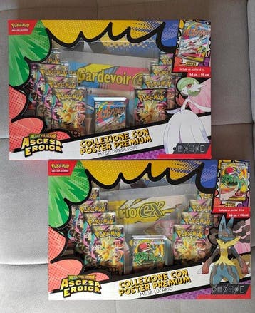 Pokémon - 2 Booster box - Ascesa Eroica - Collezione Mega, Nieuw
