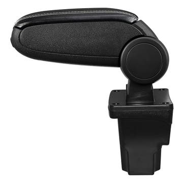 Armsteun-Seat Leon III-5F-2012-kunstleer-zwart+wit stiksel, Verzenden, Nieuw