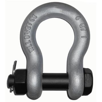 6.5 Ton 25 Mm Harpsluiting Met Moerbout En Splitpen - Zwaar, Ophalen of Verzenden, Nieuw, 250 mm of meer, Bouten of Moeren