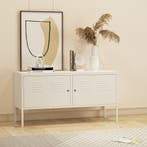 Commode Pyhtää 118x40x60 cm staal wi mat [en.casa], Verzenden, Nieuw
