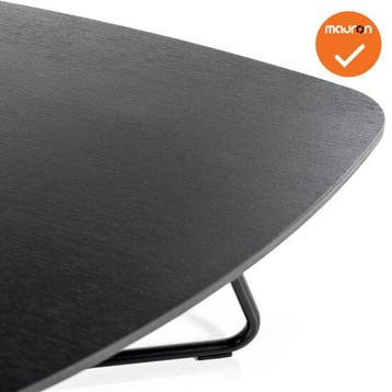 Carré - Bijzettafel - Zwart Eiken (Design meubilair), Werkplek, Ophalen of Verzenden, Gebruikt, Overige typen
