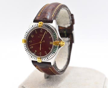 Breitling - Callisto - Quartz - 80510 - Date - Borgogna Dial, Nieuw